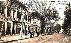 1688- Djidjelli - Rue Vivone - Cinema Les Varietes
